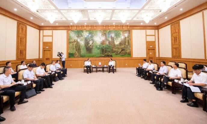 中核集團總經(jīng)理、黨組副書記顧軍與福建省委副書記、代省長王寧會談