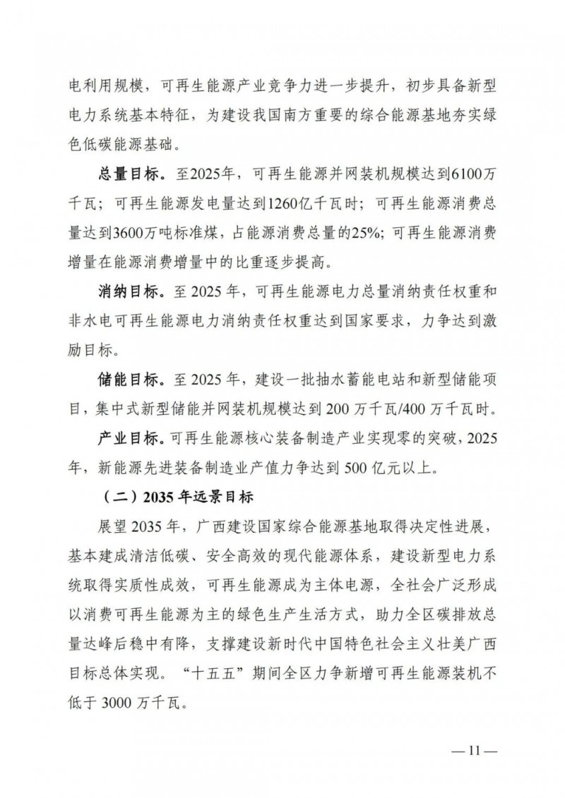 廣西“十四五”規(guī)劃：大力發(fā)展光伏發(fā)電，到2025年新增光伏裝機(jī)15GW！