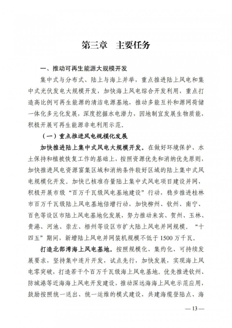 廣西“十四五”規(guī)劃：大力發(fā)展光伏發(fā)電，到2025年新增光伏裝機(jī)15GW！