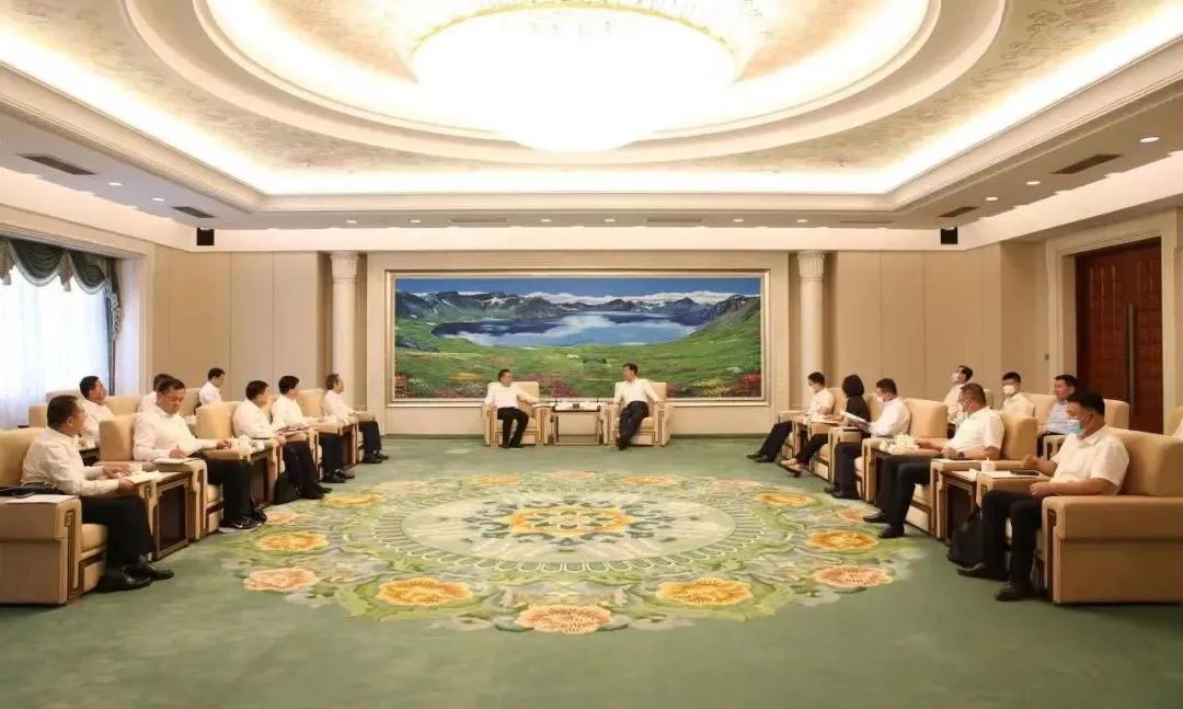 中國能建黨委書記、董事長宋海良拜會吉林省委常委、長春市委書記張志軍