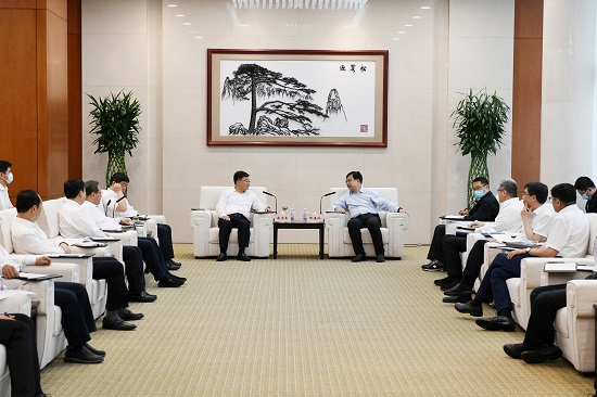 鄧建玲會(huì)見承德市委書記柴寶良、市長(zhǎng)王亞軍