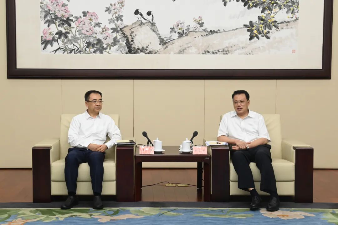 大唐集團公司黨組書記、董事長鄒磊拜會浙江省委書記、省人大常委會主任袁家軍