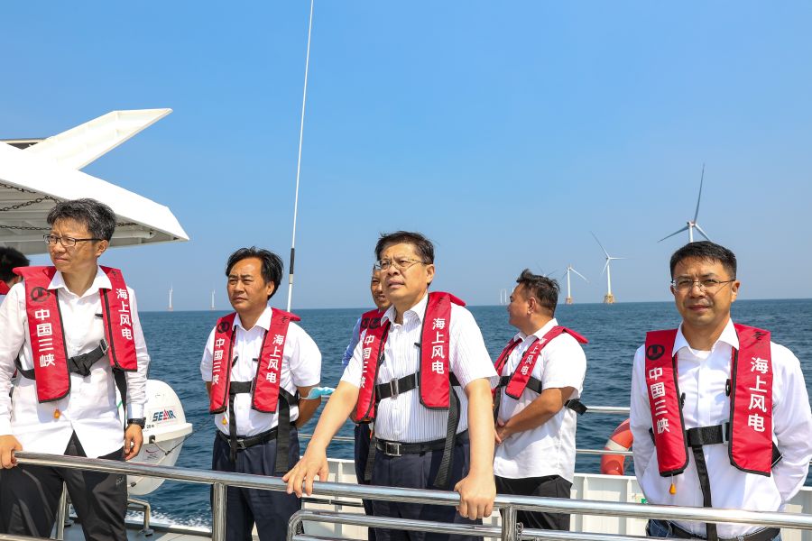 韓君赴廣東陽江、福建福州調(diào)研三峽集團(tuán)海上風(fēng)電項(xiàng)目