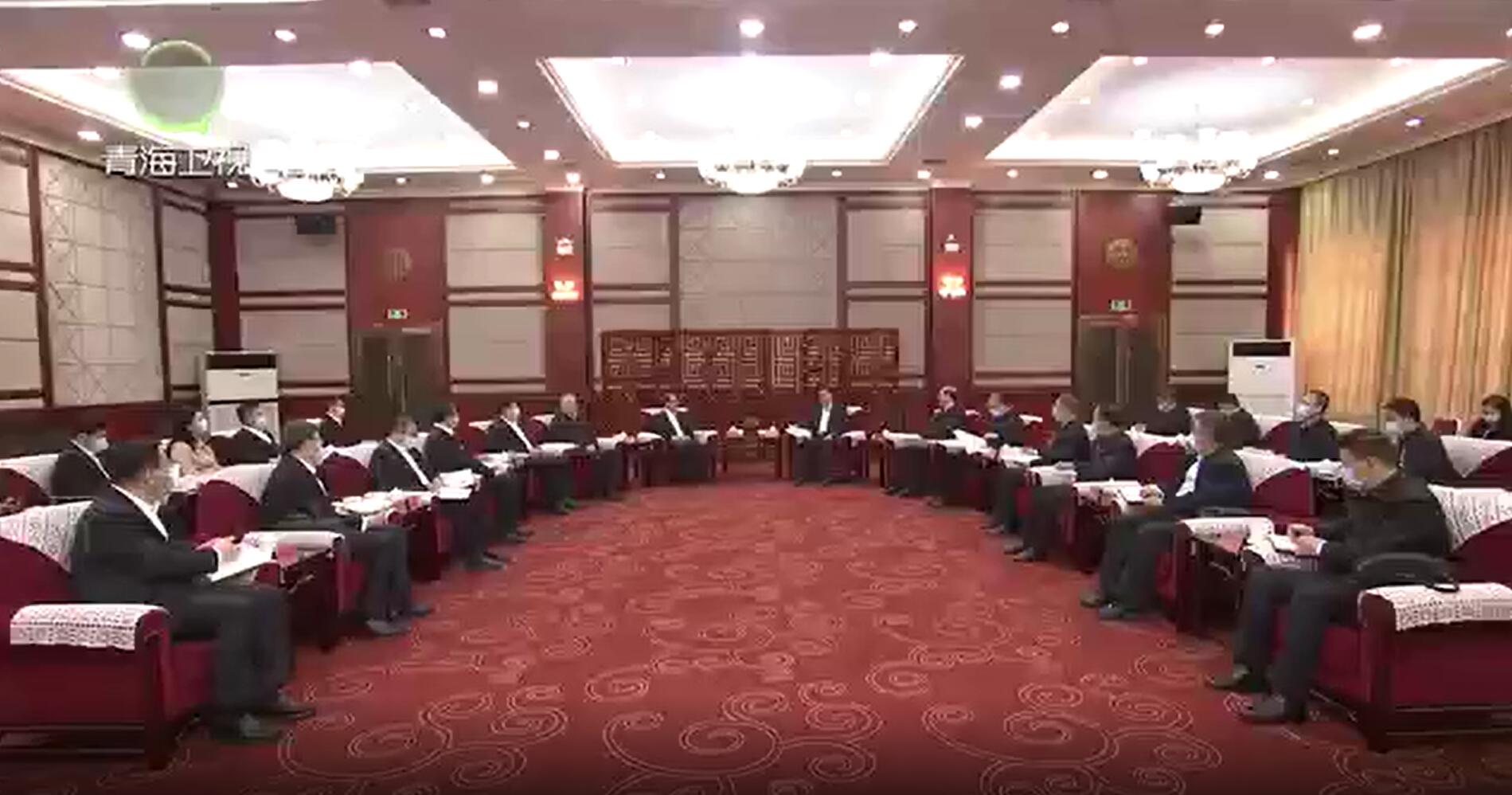 華電集團黨組書記江毅、黨組副書記葉向東拜會青海省委書記陳剛、省長吳曉軍