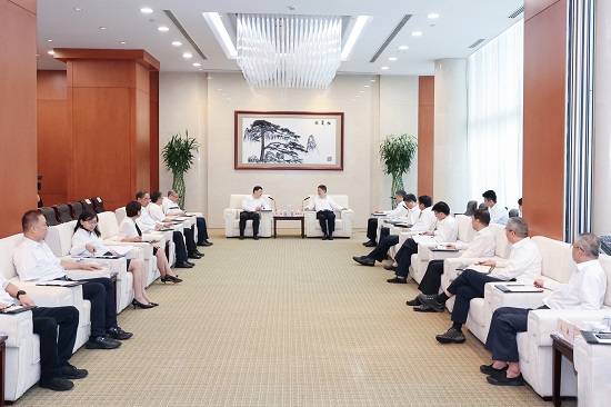 華能集團(tuán)黨組書記、董事長溫樞剛會見山西省委常委、太原市委書記韋韜