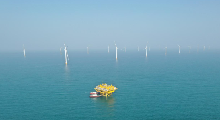 山東首個(gè)百萬(wàn)千瓦級(jí)海風(fēng)基地！國(guó)家電投半島南U1一期并網(wǎng)發(fā)電